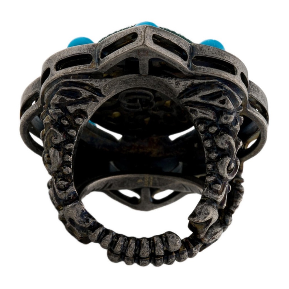 COPY - Gucci Velvet & Resin Spike Ring. Size 5 - Picture 4 of 7